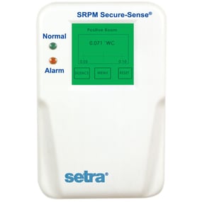 Setra's Model SRPM Room Pressure Monitor