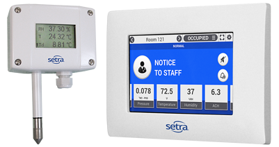 数据中心的SETRA温度 /湿度传感器探针