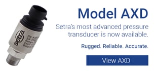 Setra Model AXD Industrial Pressure Sensor
